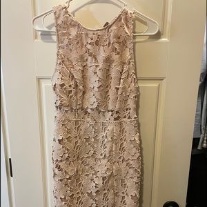 Cream lace dress